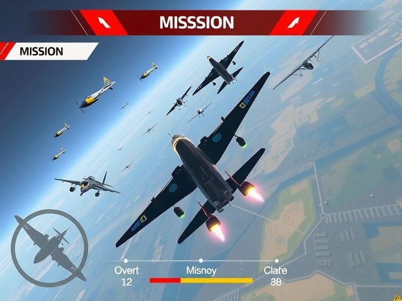 Falcon Flight Warrior aircraft selection and customization screen