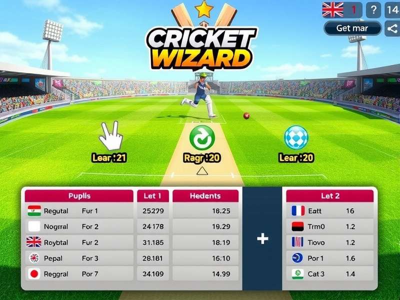 Premier Cricket Wizard Gameplay Action