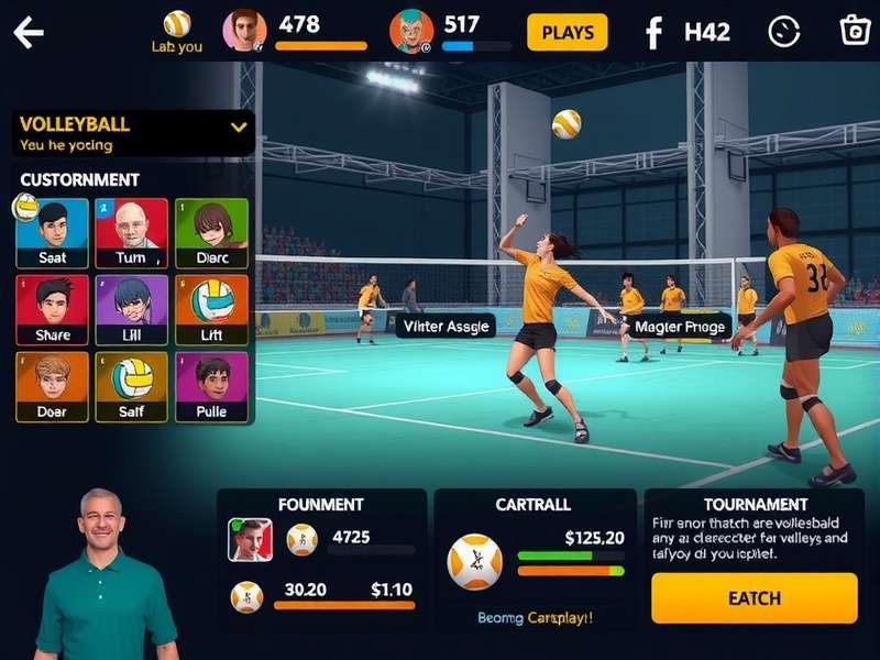 Volley Assault India tournament competition scene