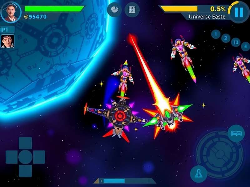 Universe Blasters multiplayer battle scene