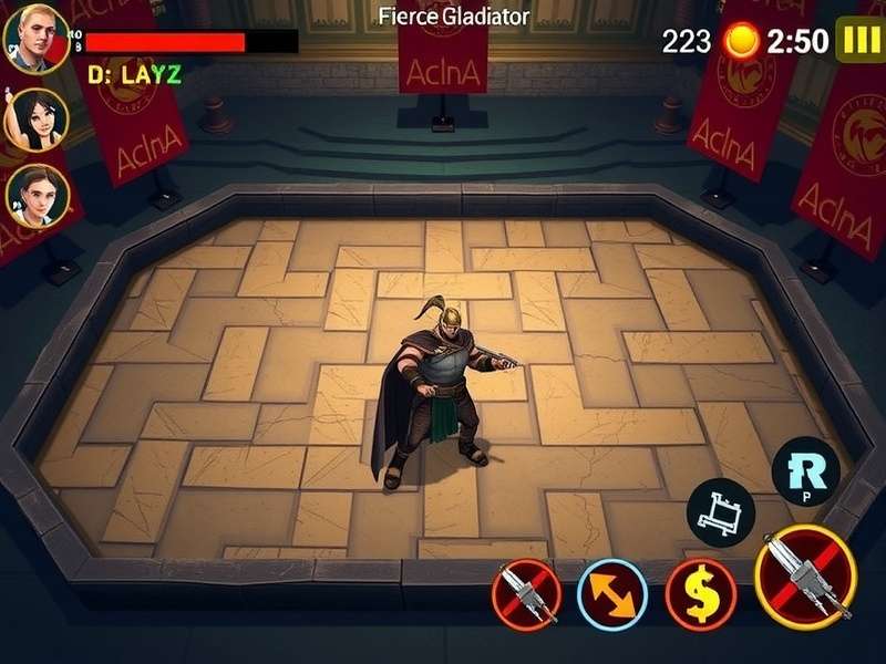 Fierce Gladiator character selection screen