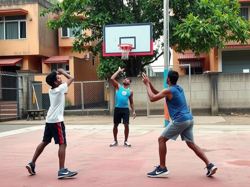 Proper shooting technique demonstration for Basketball Shot