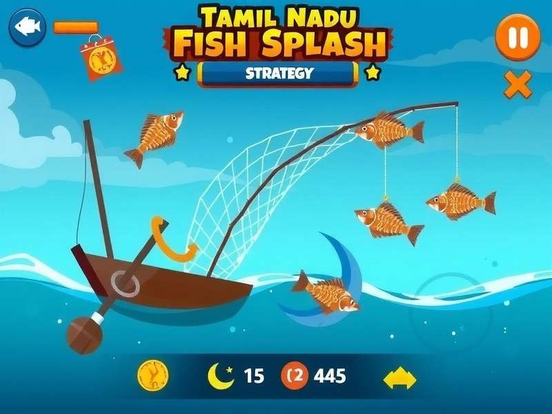 Advanced Tamil Nadu Fish Splash strategy diagram showing fishing patterns