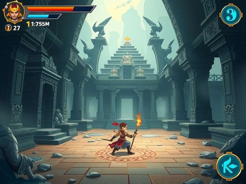 Character selection screen in Temple Guardian Adventure