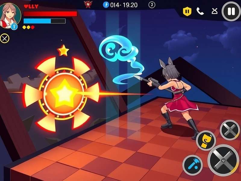 Anise Warrior Assault gameplay screenshot showing character combat