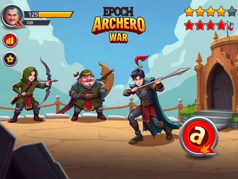 Epoch Clash Archero War character selection screen
