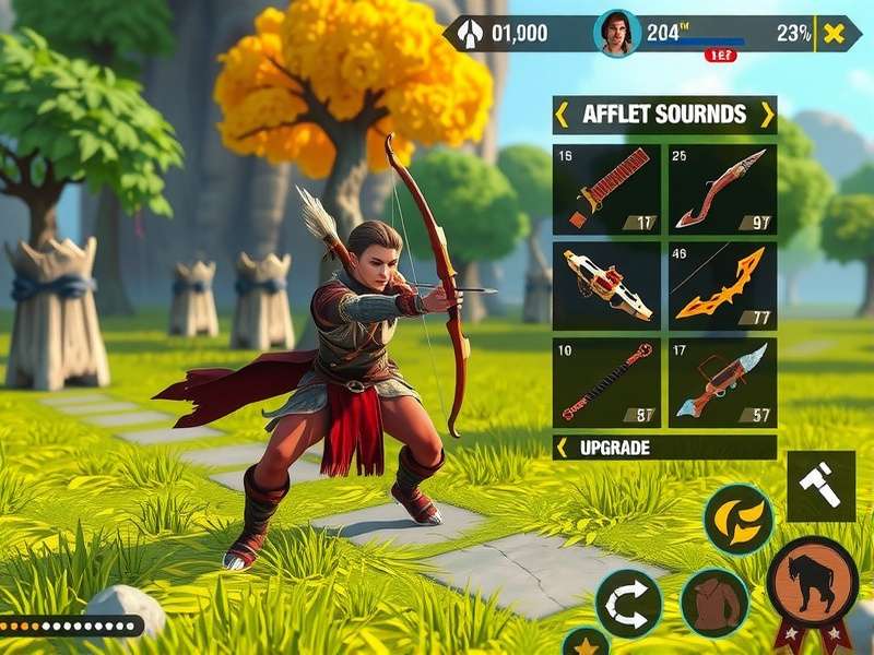Epic Bow Warrior character customization options