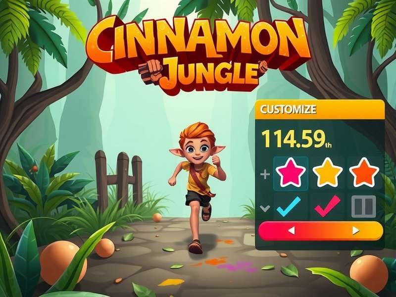 Cinnamon Jungle Sprinter character customization screen