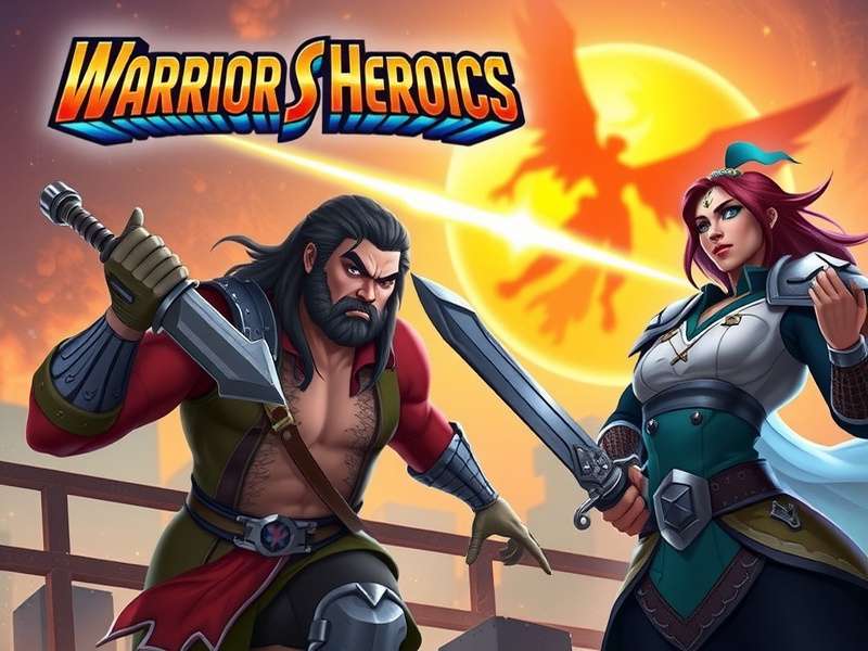 Warrior S Heroics story scene showing characters in dramatic moment