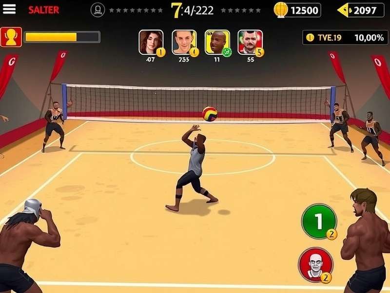 Volley Gladiator Empire tournament mode with competitive leaderboards