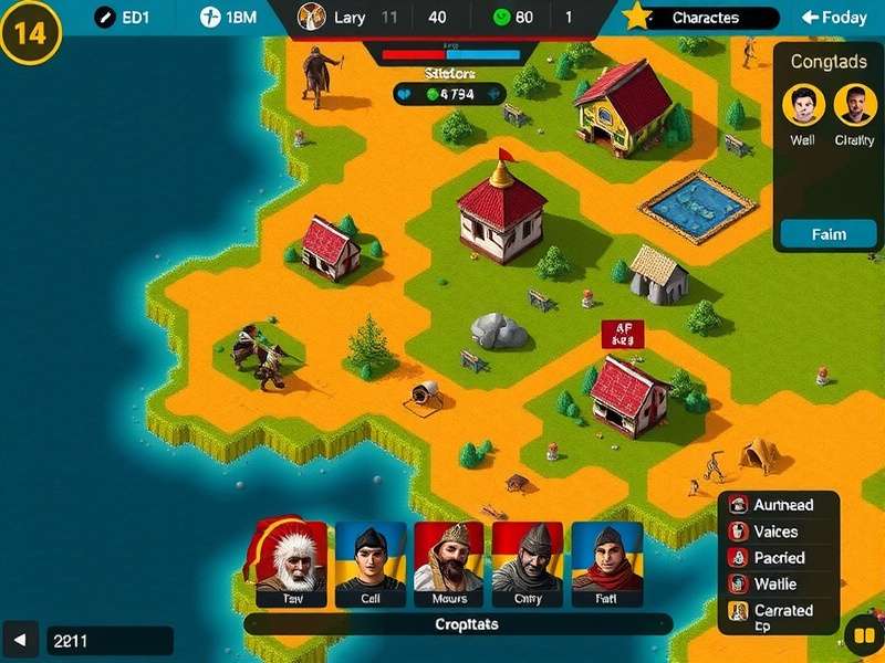 Crusader Indian Dominators strategy map showing terrain features