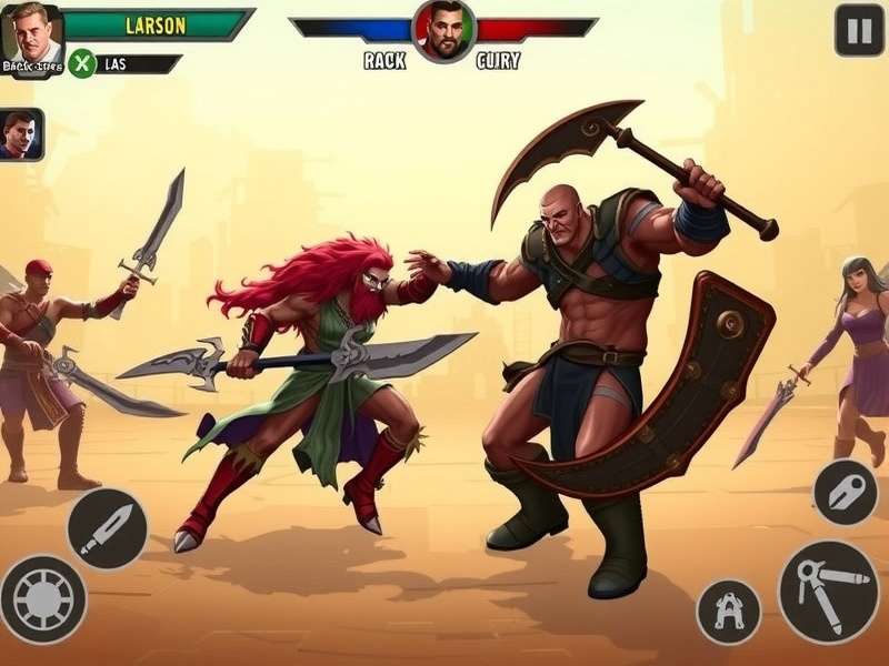 Character classes in Marvelous Morningstar Mayhem showing different warrior types