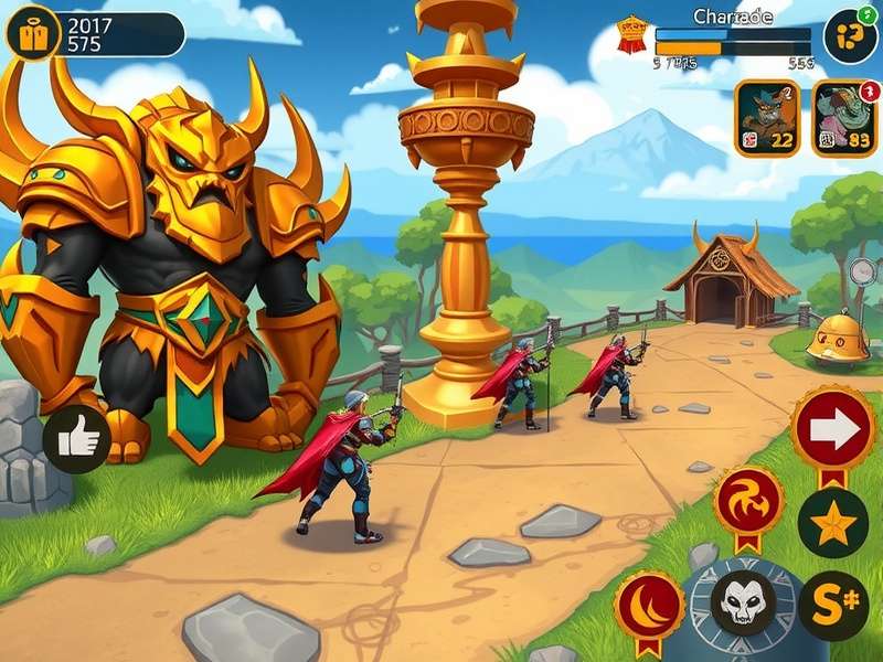 Turmeric Titan Clash character progression interface