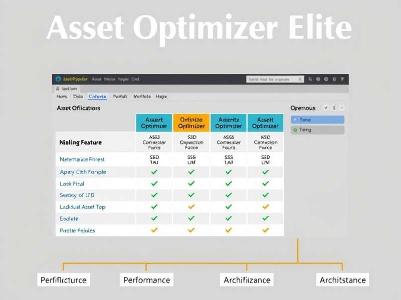 Technical architecture diagram of Asset Optimizer Elite