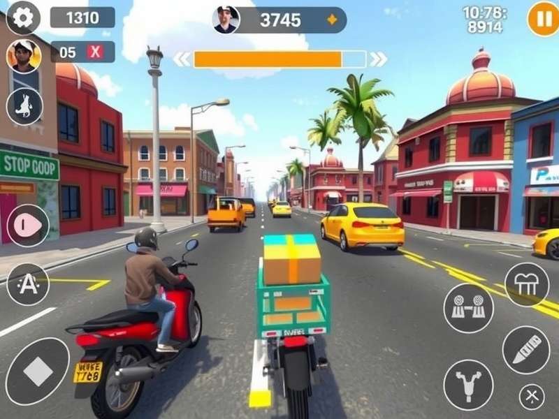 Quick Parcel Sprint strategy map showing optimal delivery routes