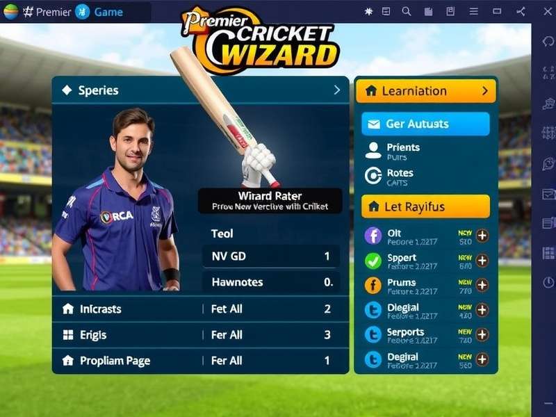 Premier Cricket Wizard Customization Options