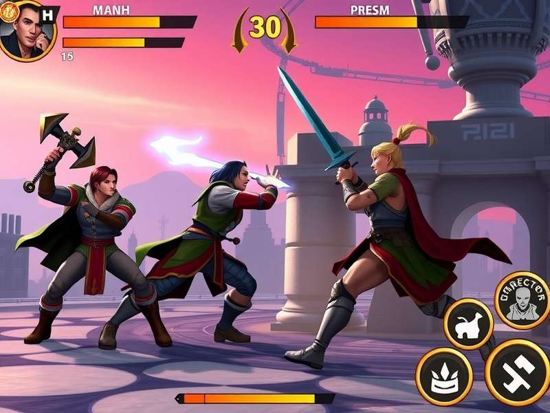 Marvelous Morningstar Mayhem gameplay screenshot showing character combat
