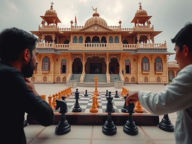 Ancient Mysore Palace where Mysore Rajah was played