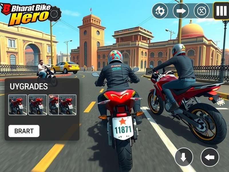 Bharat Bike Hero development team working on game design