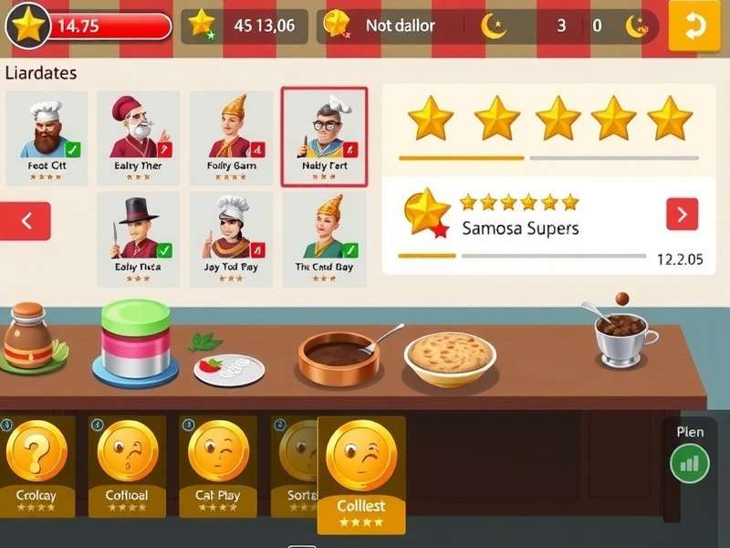 Samosa Superstar character lineup showing diverse avatars