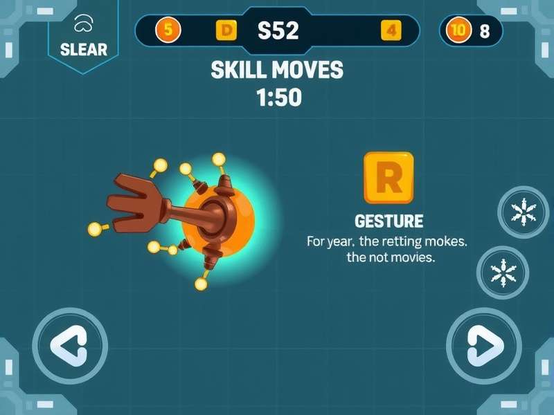 Nutmeg Dash Master control tutorial showing gesture inputs