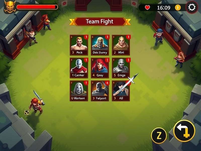 Titan Tussles gameplay screenshot showing character abilities and interface