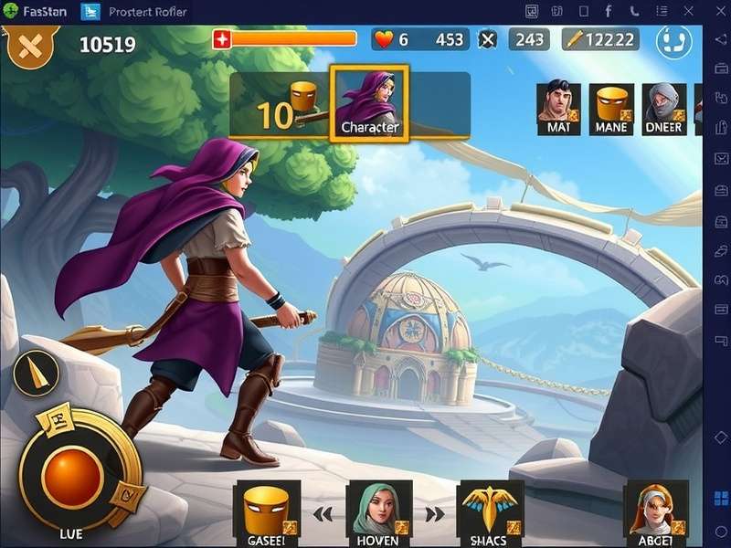 Vibrant game world of Hassan Heroic Hunters showing diverse environments