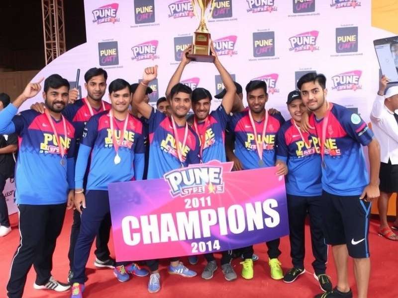 Pune Super Stars championship trophy display