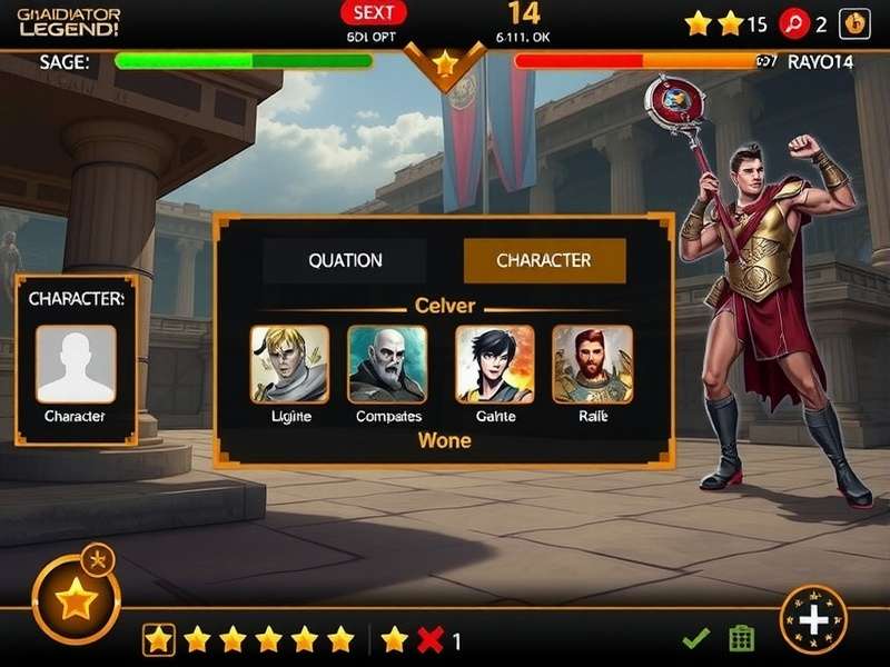 Zenith Gladiator Legend character customization