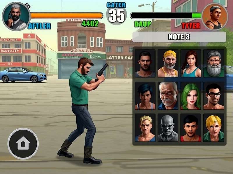 Kolkata Killers character roster showing diverse fighters