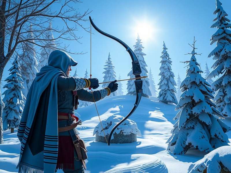Snowstrike Archer gameplay showing archer in winter environment