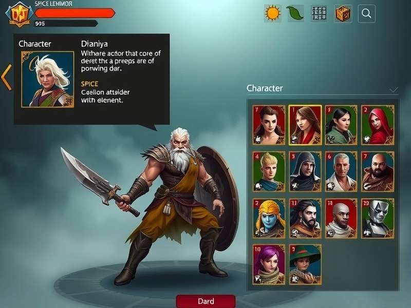 Spice Warrior Dhaniya gameplay screenshot showing character and spice elements