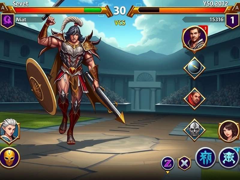 Zenith Gladiator Legend character selection screen