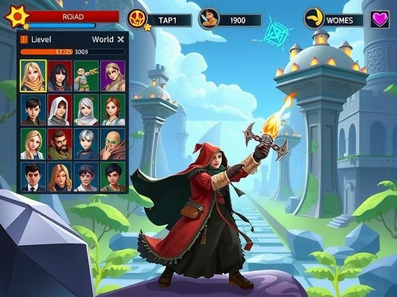 Character roster in Hassan Heroic Hunters showing diverse playable heroes