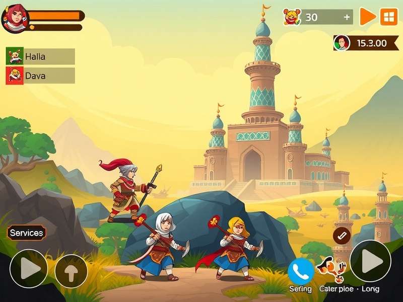 Hassan Heroic Hunters gameplay screenshot showing character in action