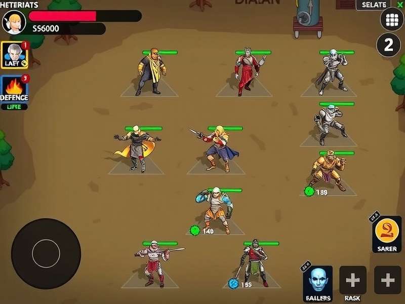 Character roster from Kodambakkam Defender showing diverse units