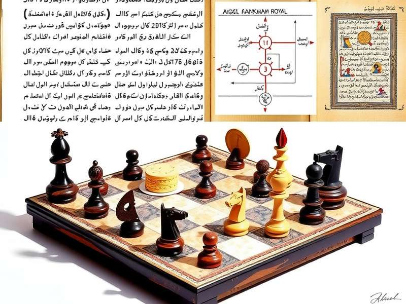 Traditional Kodambakkam Royal game board with pieces