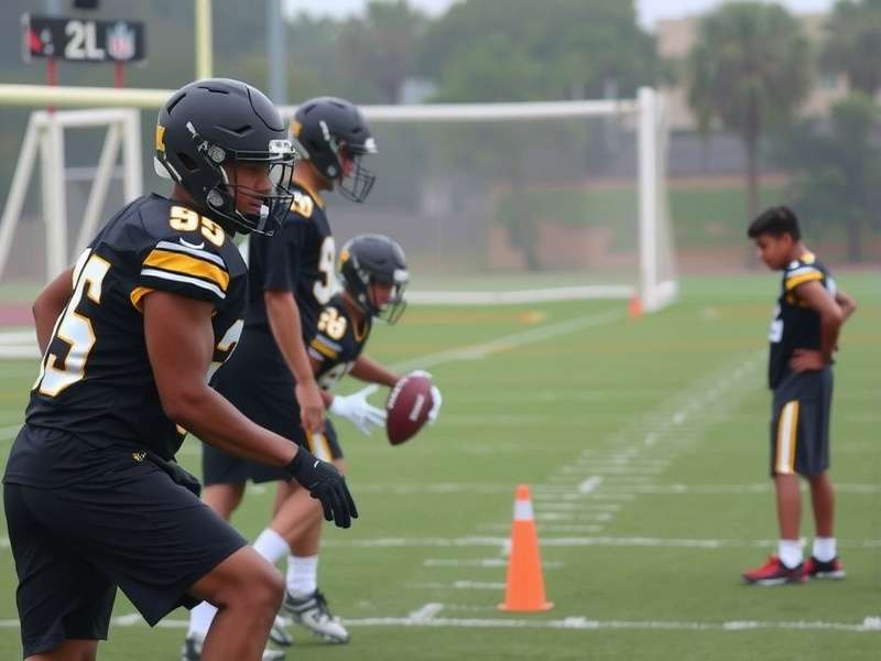 NFL Rising Talents India training session with young athletes