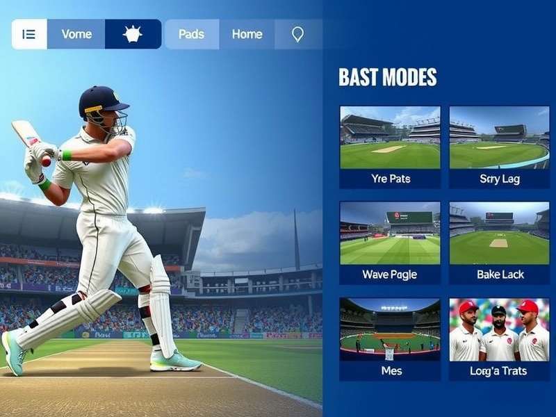 Virat Batting Maestro gameplay screenshot showing batting interface
