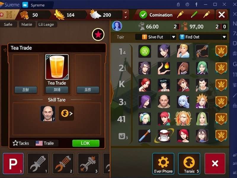 Chai Warlord Supreme competitive tournament interface