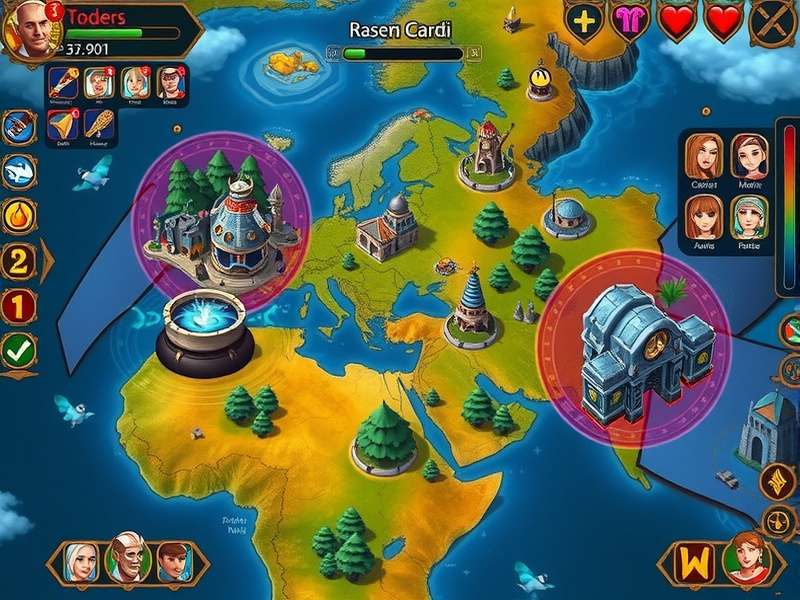 Mysore Arcane Adventures gameplay screenshot showing magical combat