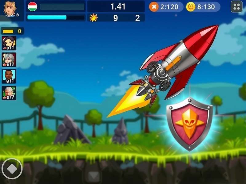 Assam Rocket Knight character using rocket abilities