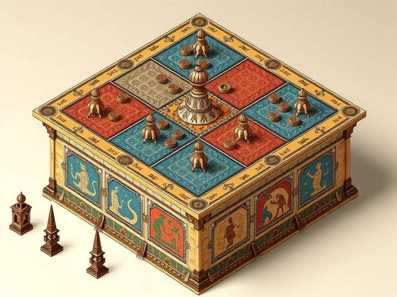 Ancient manuscript depicting Mahal Spike Colossus gameplay