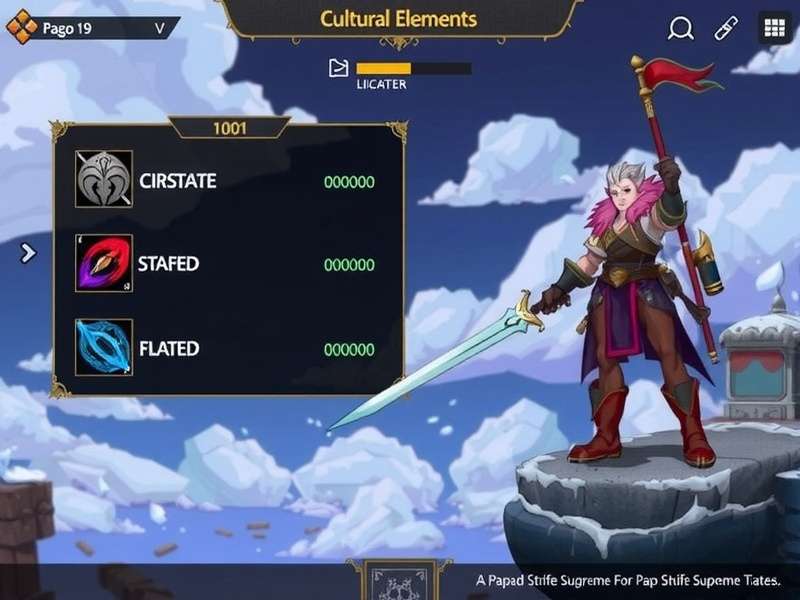 Papad Strife Supreme Game Interface