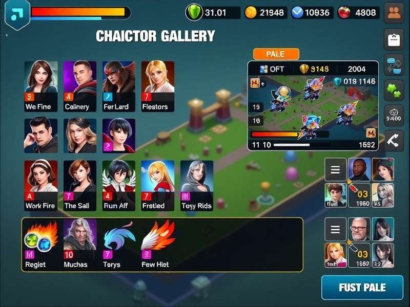 Feather Fury Pro character gallery showing diverse heroes