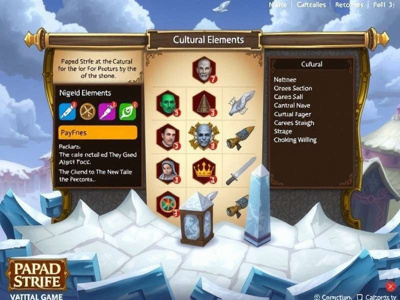 Papad Strife Supreme Cultural Elements