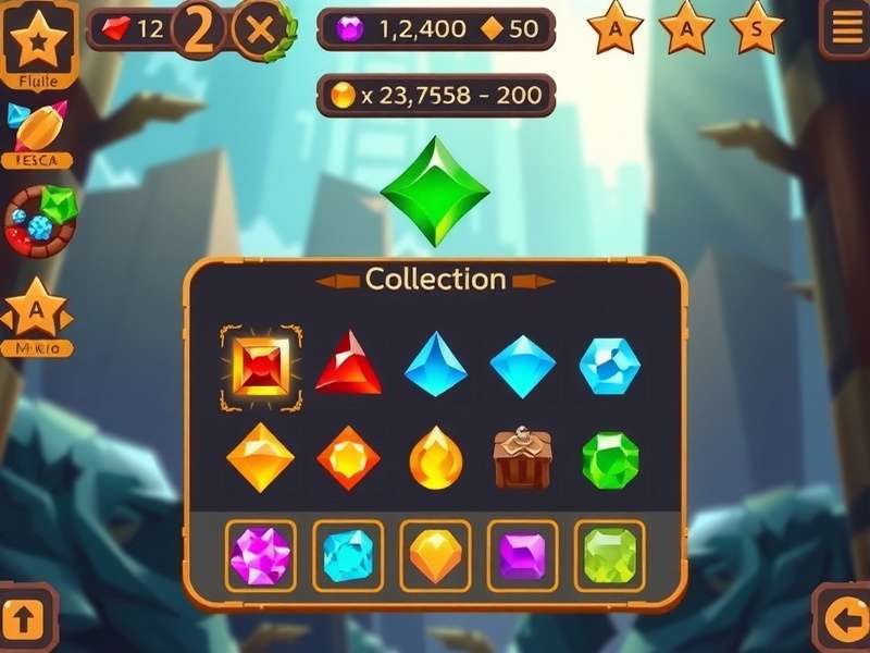 Gem Retriever Pro feature showcase with multiple gem types