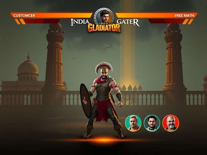 India Gate Gladiator character customization screen