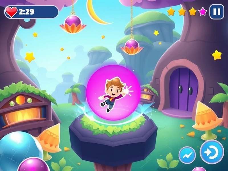 Bounce Magic Odyssey character using special powers