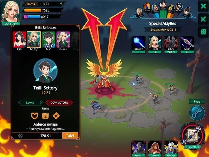 Blitz Vanquisher battle interface showing special abilities